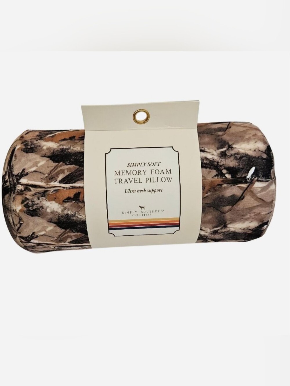 Simply Southern Simply Soft Camouflage memory foam travel pillow NEW